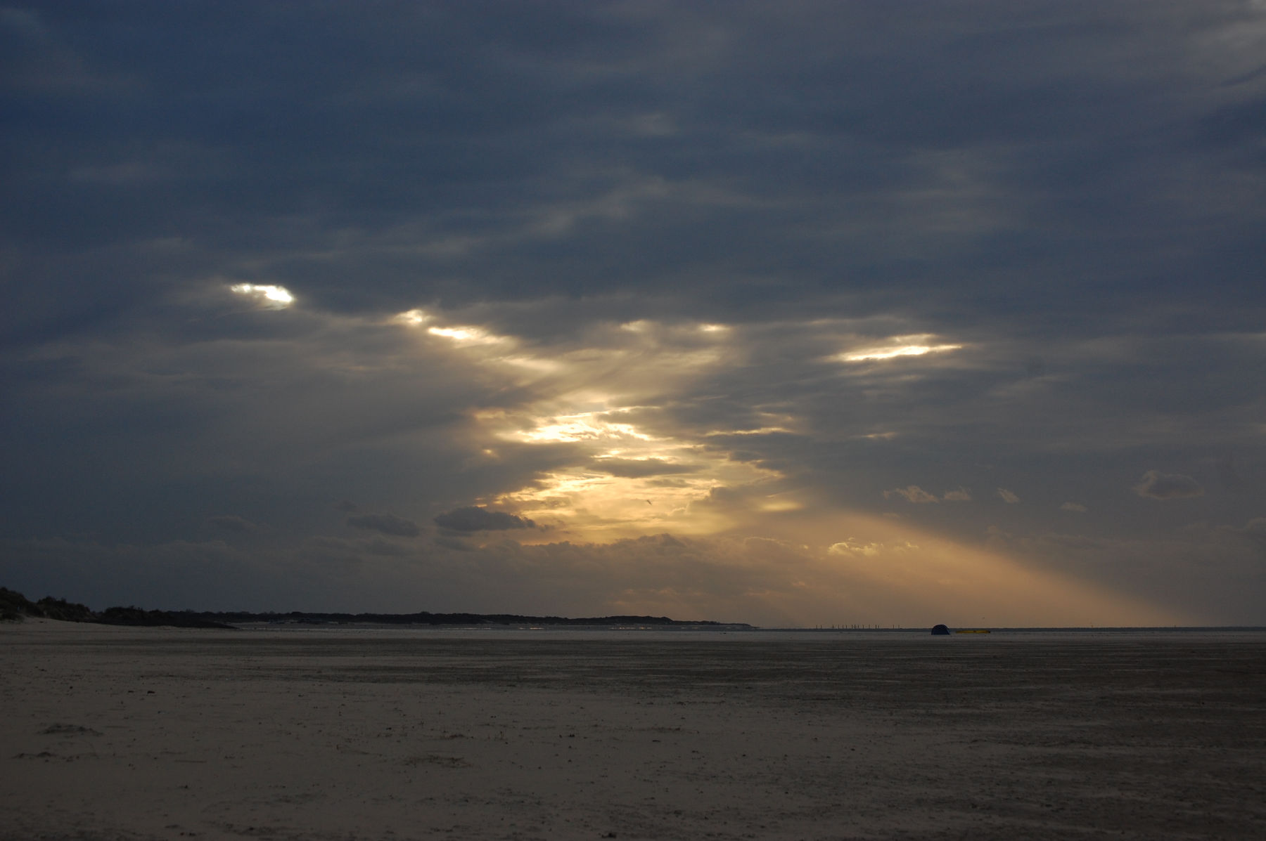 Abendstimmung am Strand - Brouwersdam